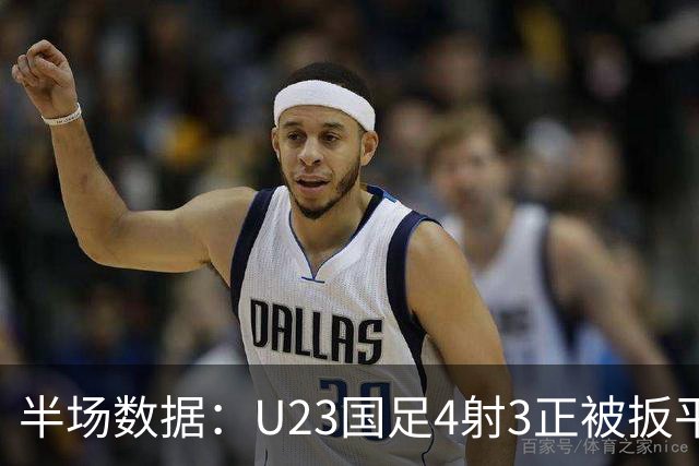 半场数据：U23国足4射3正被扳平，控球30%，乌兹别克斯狂轰12脚